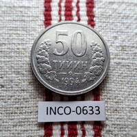 Üzbegisztán 50 Tiyin 1994 EF