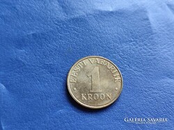 ÉSZTORSZÁG 1 KROON 2006 OROSZLÁN! SÁRGARÉZ!