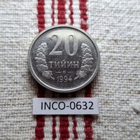 Üzbegisztán 20 Tiyin 1994 EF