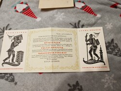 Kner Izidor Gyoma 1926. könyvnyomda ajánló reklám  nyomtatvány!Ritka!