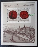 NDb65 / NDK 1982 Johann Friedrich Böttger blokk postatiszta