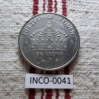 Svédország 1 Korona 2002 VF