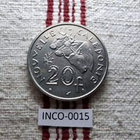 Új-Kaledónia 20 Frank 1972 EF