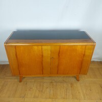 Retro Bohumil Landsman U-300 retro komód mid-century polcos sideboard