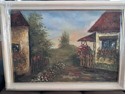 Mátrai Katalin:Falusi utca