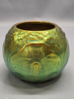 Zsolnay eozin mázas Ginkó váza