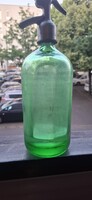 Pilisvörösvári uránzöld szódásüveg