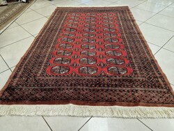 Pakisztáni bokhara 125x200 kézi gyapjú perzsa szőnyeg FZ01