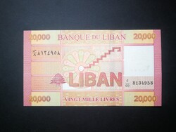 Libanon 20000 Livres 2019 Unc