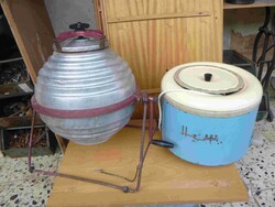 Retró kemping ,,mosógép" és Hajdú centrifuga