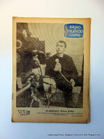 1966 július 4  /  RÁDIÓ és TELEVÍZIÓ ÚJSÁG  /  regiujsag Ssz.:  15117