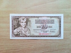 Jugoszlávia 10 Dinar 1968  EF