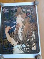 Mucha reprint szecessziós plakát, 42x30