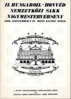 II. Hungaroil-Honvéd nemzetközi sakk nagymesterverseny (1986. szeptember 5-21., Hotel Kastély, Szirák) -