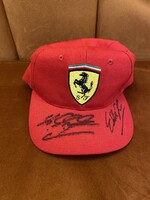 Aláírt sapka  M. Schumacher és E. Irvine