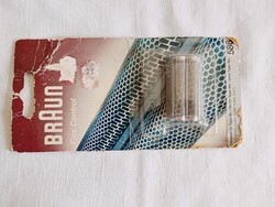 Braun Flex Control borotvafólia 586 eredeti csomagolásban vintage csomag1 borotva