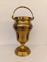 Sparkling Wine Bucket Antique Inside Nickel-Plated Silver Brass Wine Ice Bucket 858 2254