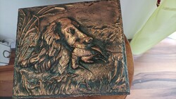 Vadászjelenetes díszdoboz