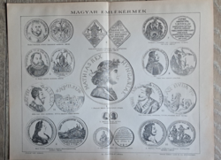 "Magyar emlékérmek" cca 1900 A Pallas Nagylexikon melléklete