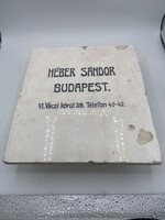 Héber Sándor kályha csempe !