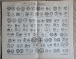 "III. Magyar érmek az Árpádházi királyok korából" cca 1900 A Pallas Nagylexikon melléklete