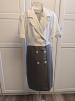 Liz Claiborne női 38-as minimál stílusú elegáns egész ruha, filigrán alkatra, vintage feeling