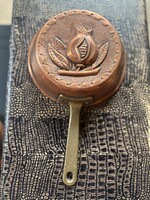 Antík réz esés gyönyörű míves darab dekorációnak is