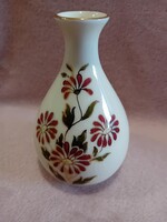 2504/15 Kézzel festett Zsolnay porcelán pici váza