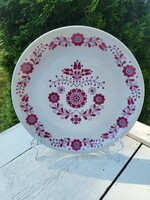Alföldi porcelán_falitányér_lila