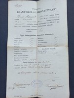 Polgári leányiskolai bizonyítvány csongrádi állami polgári leányiskola 1921