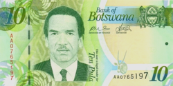 BOTSWANA 10 Pula 2009 UNC