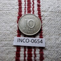 Svédország 10 Öre 1955 VF