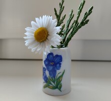 Bavaria porcelán kék virágos mini bögre