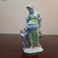 Jubileumi Herendi Anyaság, Anya gyermekével porcelán figura