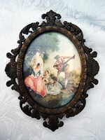 Glazed wall picture frame
