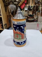 Ón fedeles német porcelán kupa