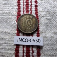 Svédország 10 Öre 1952 VF