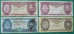HÚSZ ÖTVEN SZÁZ Forint bankjegy csomag