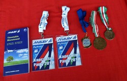 MALÉV dolgok. Menetrend, belépő, horgász-klubb. stb.