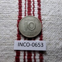 Svédország 10 Öre 1955 VF