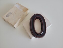 Kerámia házszám Bod Éva régi retro kerámia szám 0