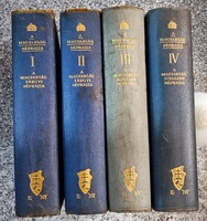 A magyarság néprajza I-IV. Félbőr. 1933-1937