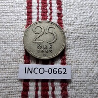 Svédország 25 Öre 1943 VF