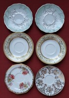 Naumann Winterling Marktleuthen Bareuther Waldsassen Bavaria német porcelán csészealj csomag