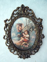 Glazed wall picture frame