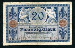 Németország 1915 20 Márka