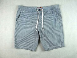 EREDETI SUPERDRY (2XL) ELEGÁNS FÉRFI VÉKONY CSÍKOS RÖVIDNADRÁG