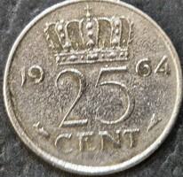 Hollandia 25 cent, 1964.