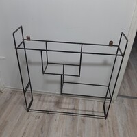 Régi erős, jó formájú vas polc váz