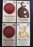 ND2754-7 / NDK 1982 Luther Márton bélyegsor postatiszta